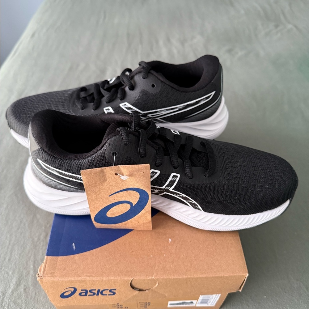 ASICS Black and White Athletic Sneakers